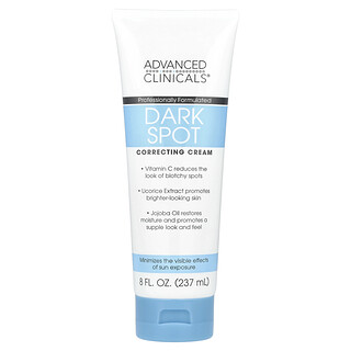 Advanced Clinicals, Dark Spot, Correcting Cream, 8 fl oz (237 ml)