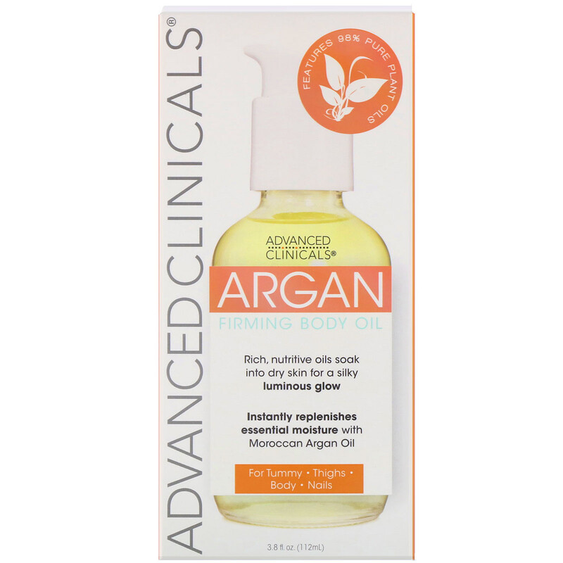 Advanced Clinicals, Argan, Firming Body Oil, 3.8 fl oz (112 ml) iHerb