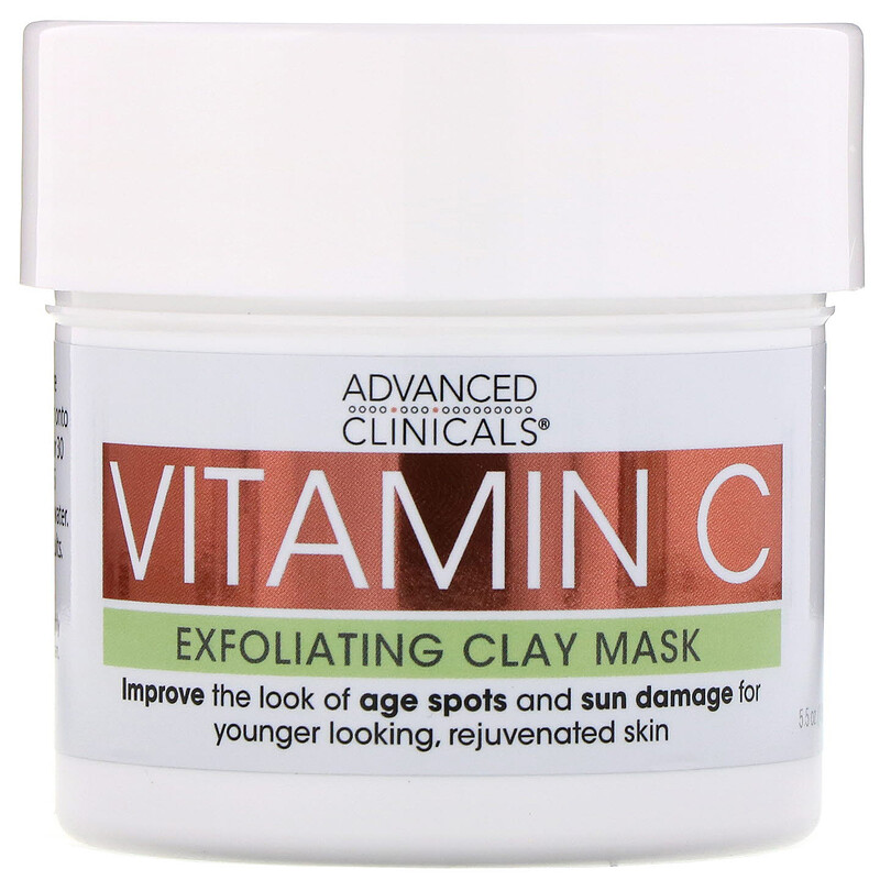 Advanced Clinicals, Vitamin C, Exfoliating Clay Mask, 5.5 oz (156 g) iHerb