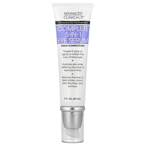Advanced Clinicals, Komplettes 5-in-1-Augenserum, Multi-Correction, 59 ml