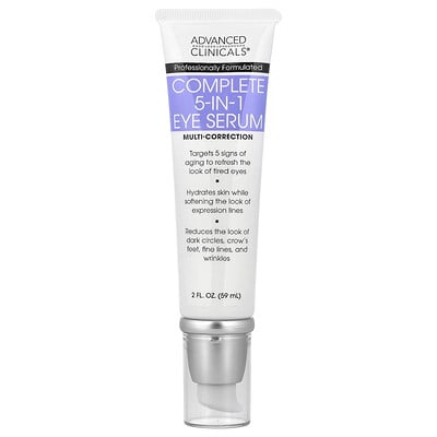 Product Image for Advanced Clinicals, Complete 5-In-1 Eye Serum, 2 fl oz (59 ml)