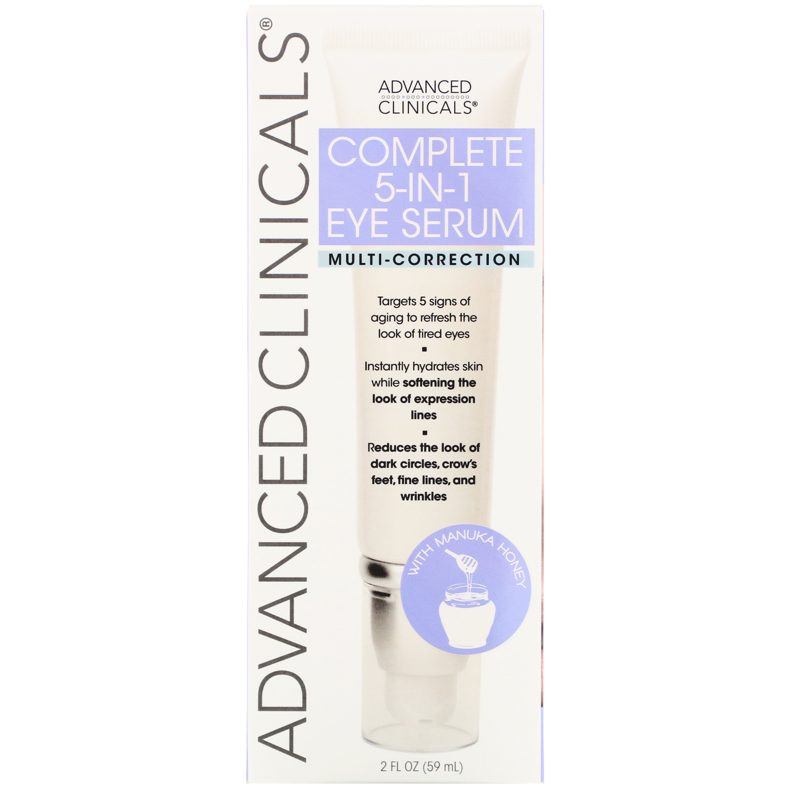 advanced clinicals complete 5 in 1 eye serum