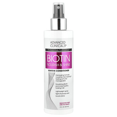 Product Image for Advanced Clinicals, Biotin, Leave-In Conditioner , 8 fl oz (237 ml)