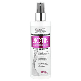 Advanced Clinicals, Biotina, Condicionador Leave-in, 237 ml (8 fl oz)