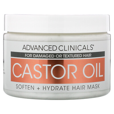 Купить Advanced Clinicals Dry Hair Rescue, Castor Oil, 12 oz (340 g)