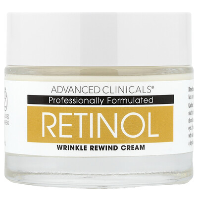 Advanced Clinicals, Retinol encapsulado, Crema antiarrugas, 74 ml (2,5 oz. líq.)