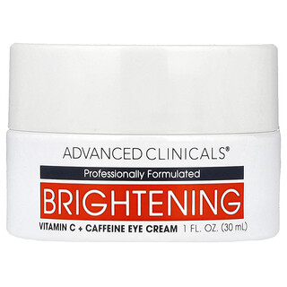 Advanced Clinicals, Posvjetljujuća krema za oči s vitaminom C i kofeinom, 30 ml