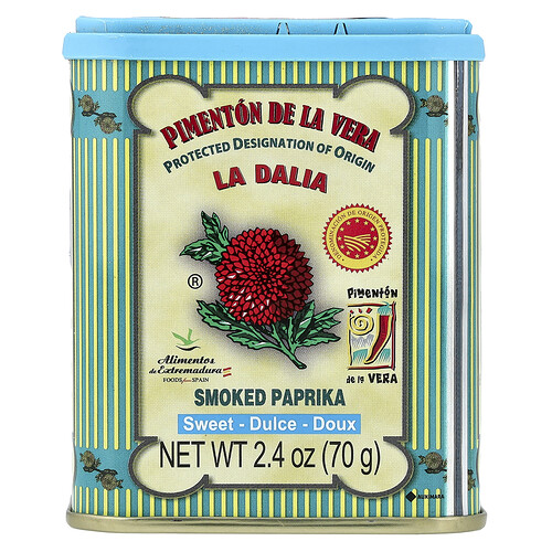La Dalia Smoked Paprika, Sweet, 2.4 oz (70 g)