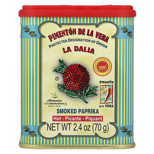 La Dalia Smoked Paprika, Hot, 2.4 oz (70 g)
