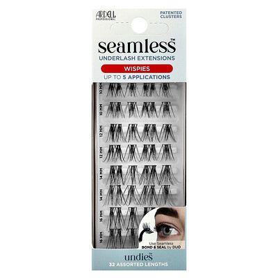 Photos - False Eyelashes Ardell , Seamless™, Underlash Extensions, Wispies, 32 Assorted Lengths ADL-36731 