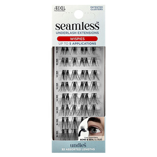 Ardell, Seamlose™, Underlash-Extensions, Wispies, 32 verschiedene Längen
