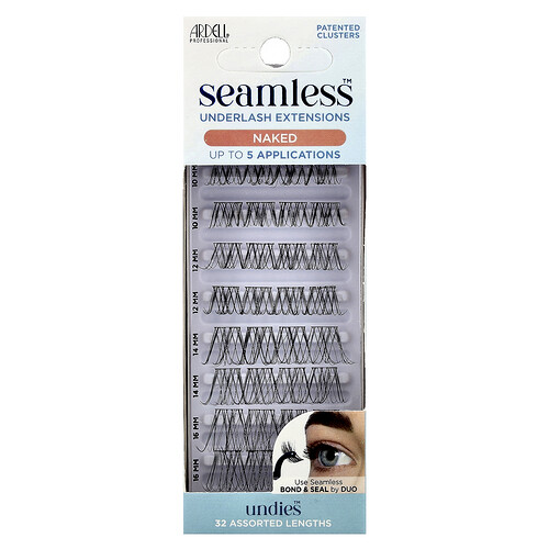 Ardell, Seamless™, Underlash Extension, Naked, Underlash-Extensions, natur, 32 verschiedene Längen