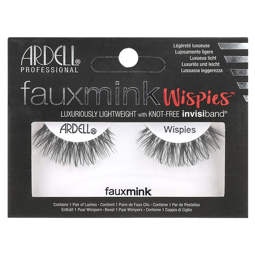 Ardell, Fakemink Lashes, Wispies™, 1 Paar
