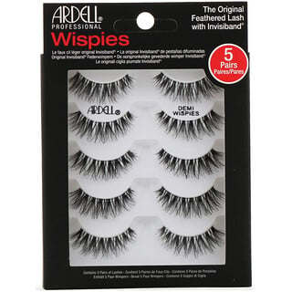 Ardell, Wispies, Faux cils légers avec Invisiband, 5 paires