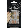 Ardell‏, Nail Addict Premium, Pink Marble & Gold, 0.07 oz (2 g)