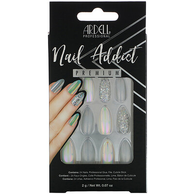 Ardell Nail Addict Premium, Holographic Glitter, 0.07 oz (2 g)