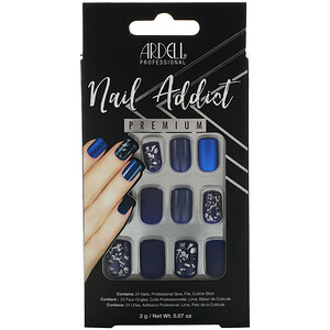 Отзывы о Ardell, Nail Addict Premium, Matte Blue, 0.07 oz (2 g)