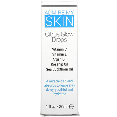 Admire My Skin Citrus Glow Drops, 1 fl oz (30 ml)