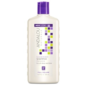 Andalou Naturals, Shampoo, Full Volume, For Lift, Body, and Shine, Lavender & Biotin, 11.5 fl oz (340 ml)