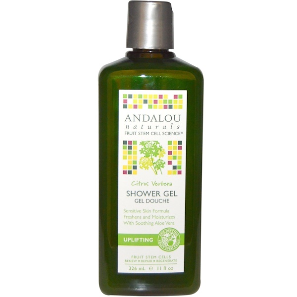 Andalou Naturals, Citrus Verbena Uplifting Shower Gel, 11 fl oz (326 ml) (Discontinued Item) 