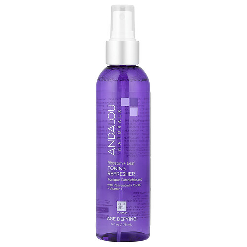 Andalou Naturals, Toning Refresher, Blossom + Leaf, 6 fl oz (178 ml)