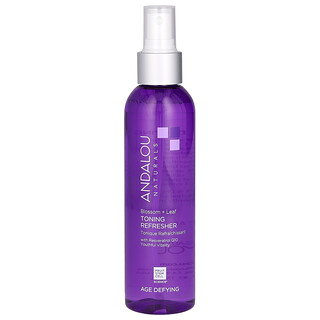 Andalou Naturals, Tónico refrescante, Flores y hojas, Antiedad, 178 ml (6 oz. líq.)
