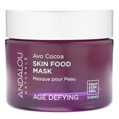 Купить Andalou Naturals Skin Food, маска с авокадо и какао против старения, 50 г (1, 7 унции)