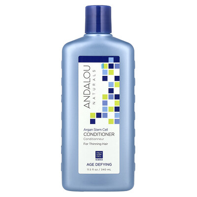 Photos - Hair Product Andalou Naturals , Argan Stem Cell, Conditioner, For Thinning Hair, Age Defying, 11.5 fl oz  ADN-00239 (340 ml)