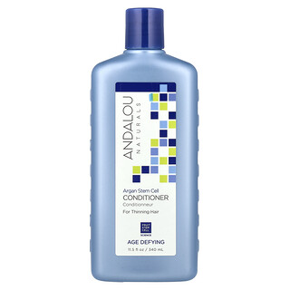Andalou Naturals, Acondicionador, Antiedad para cabello debilitado, Células madre de argán, 340 ml (11,5 oz. líq.)