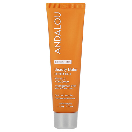 Andalou Naturals, Brightening Beauty Balm, LSF 30, Blattfarbe, 58 ml