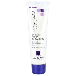 Andalou Naturals, Sérum facial antienvejecimiento, FPS 30, Sin fragancia, 58 ml (2 oz. líq.)