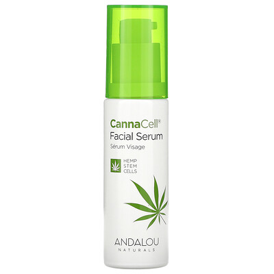 

Andalou Naturals, CannaCell, Facial Serum, 1 fl oz (30 ml)