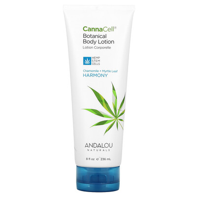 

Andalou Naturals CannaCell растительный лосьон для тела ромашка и листья мирта 236 мл (8 жидк. Унций)