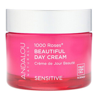 Andalou Naturals, 1000 Roses, Beautiful Day Cream, Sensitive, 1.7 oz (50 ml)