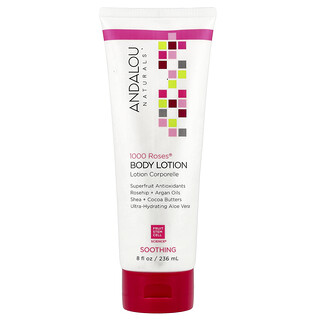 Andalou Naturals, 1000 Roses®, Body Lotion, Soothing , 8 fl oz (236 ml)