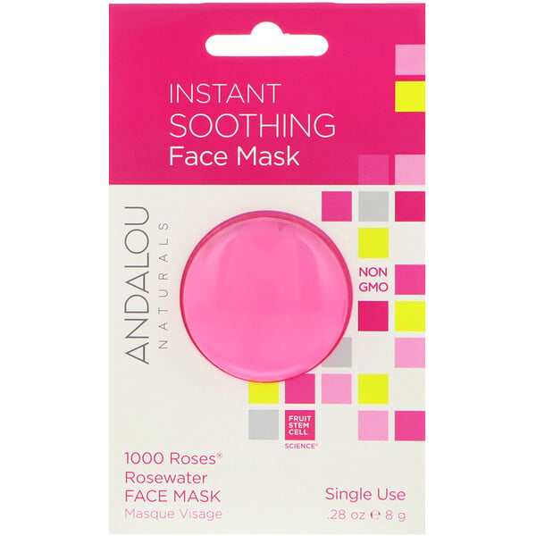 Instant Soothing, 1000 Roses Rosewater Beauty Face Mask, 0.28 oz (8 g)