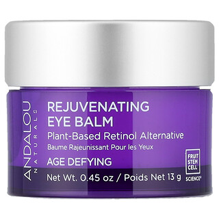 Andalou Naturals, Bálsamo Rejuvenescedor para os olhos, alternativa ao retinol de origem vegetal, 13 g
