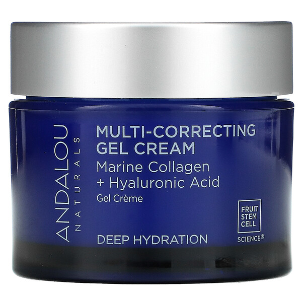 Andalou Naturals, ΠΡΠ»ΡΡΠΈ-ΠΊΠΎΡΡΠ΅ΠΊΡΠΈΡΡΡΡΠΈΠΉ ΠΊΡΠ΅ΠΌ, ΠΊΠΎΠ»Π»Π°Π³Π΅Π½ Ρ Π±ΠΈΠΎΠ»ΠΎΠ³ΠΈΡΠ΅ΡΠΊΠΈΠΌ Π΄ΠΈΠ·Π°ΠΉΠ½ΠΎΠΌ + Π³ΠΈΠ°Π»ΡΡΠΎΠ½ΠΎΠ²Π°Ρ ΠΊΠΈΡΠ»ΠΎΡΠ°, 1,7 ΠΆΠΈΠ΄ΠΊΠΈΡ
ΡΠ½ΡΠΈΠΉ (50 ΠΌΠ»)