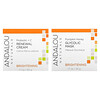 Andalou Naturals, Brightening Duo, Glycolic Mask & Renewal Cream, 2 Pack, 1.7 oz (50 g) Each