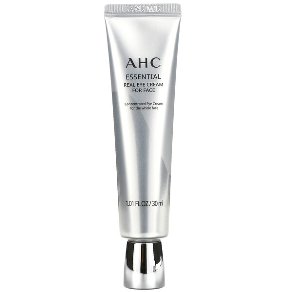 AHC, Essential, Crema real para el contorno de los ojos para usar en todo el rostro, 30 ml (1,01 oz. líq.)