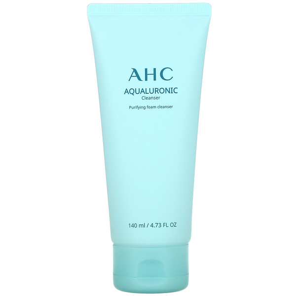 AHC, Aqualuronic Purifying Foam Cleanser, 4.73 fl oz (140 ml)