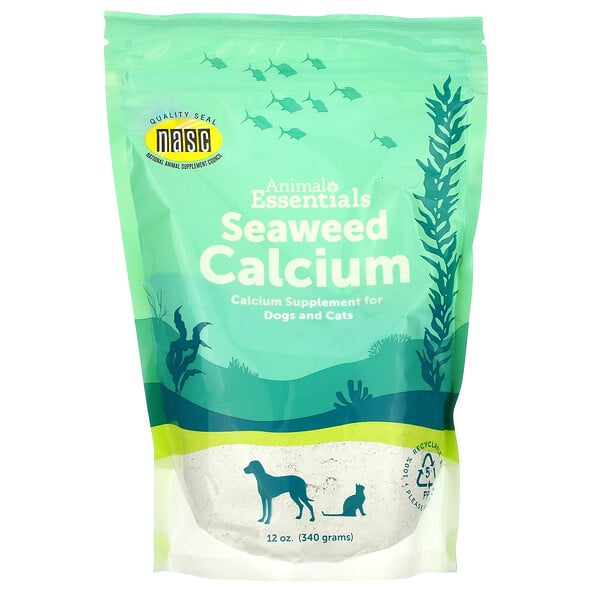 Animal Essentials‏, كالسيوم الأعشاب البحرية، للكلاب + القطط، 12 أوقية (340 غرام)