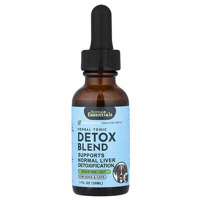 Product Image for Animal Essentials, Detox Blend, For Dogs & Cats, 1 fl oz (30 ml)