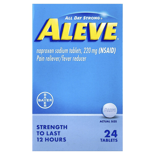 Aleve Pain Relief Naproxen Sodium Tablets, 24 ct | CVS