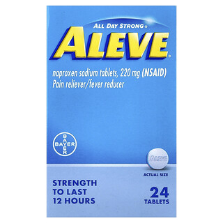 Aleve, Comprimidos de naproxeno sódico, 220 mg, 24 comprimidos