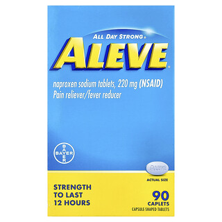 Aleve, Comprimidos de naproxeno sódico, 220 mg, 90 comprimidos