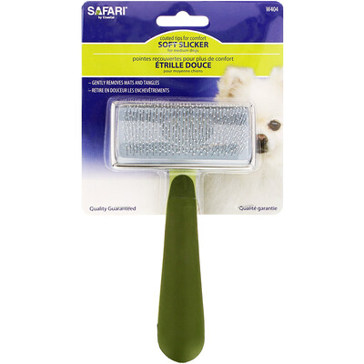 Safari Soft Slicker Brush for Medium Dogs, 1 Slicker Brush