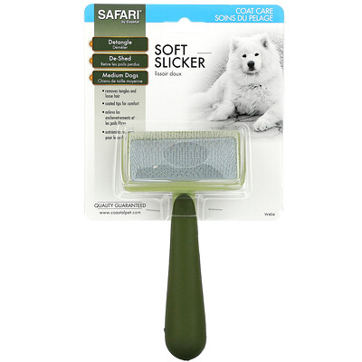 Safari Мягкая щетка для собак среднего размера, 1 гладильная щетка