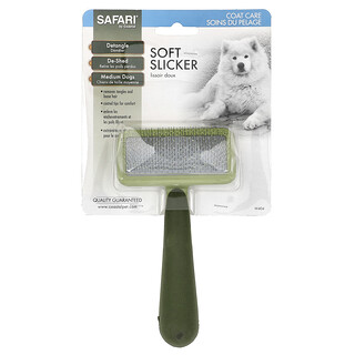 Safari, Zachte Slickerborstel voor middelgrote honden, 1 borstel