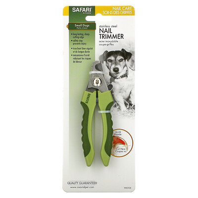 Safari Stainless Steel Nail Trimmer, Small Dogs, W6106, 1 Tool
